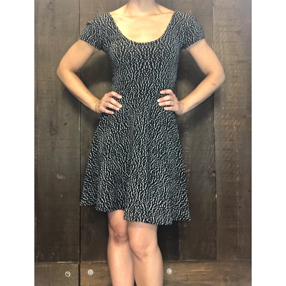 Sparkle & Fade Scoop Neck A-Line Dress S